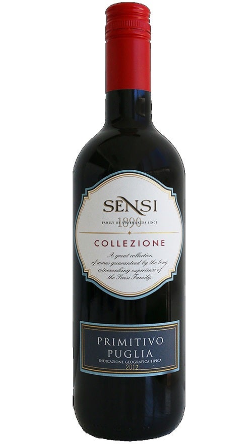 Sensi Collezione Primitivo Puglia IGT 2019 Wine